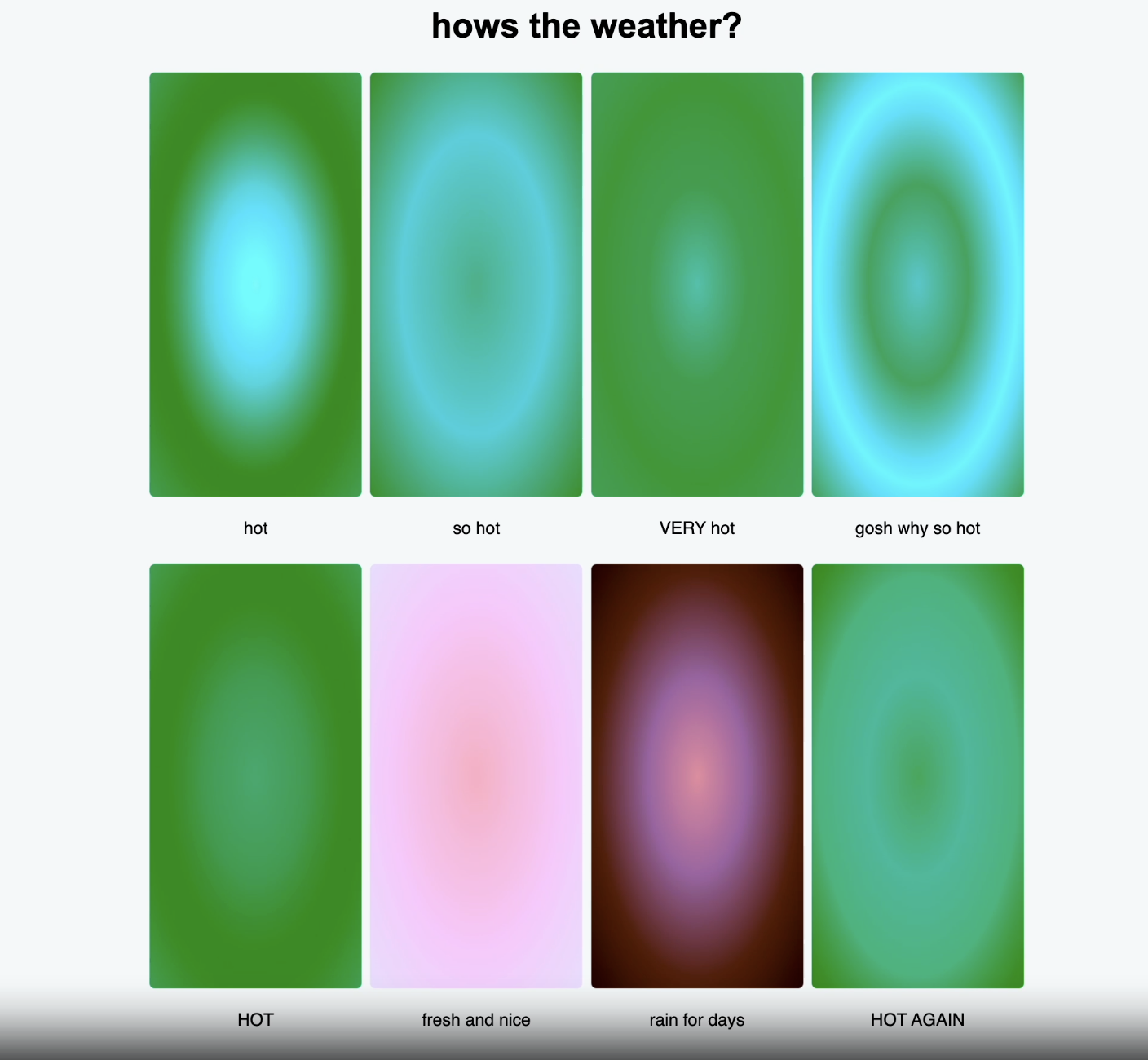 How's the weather asset